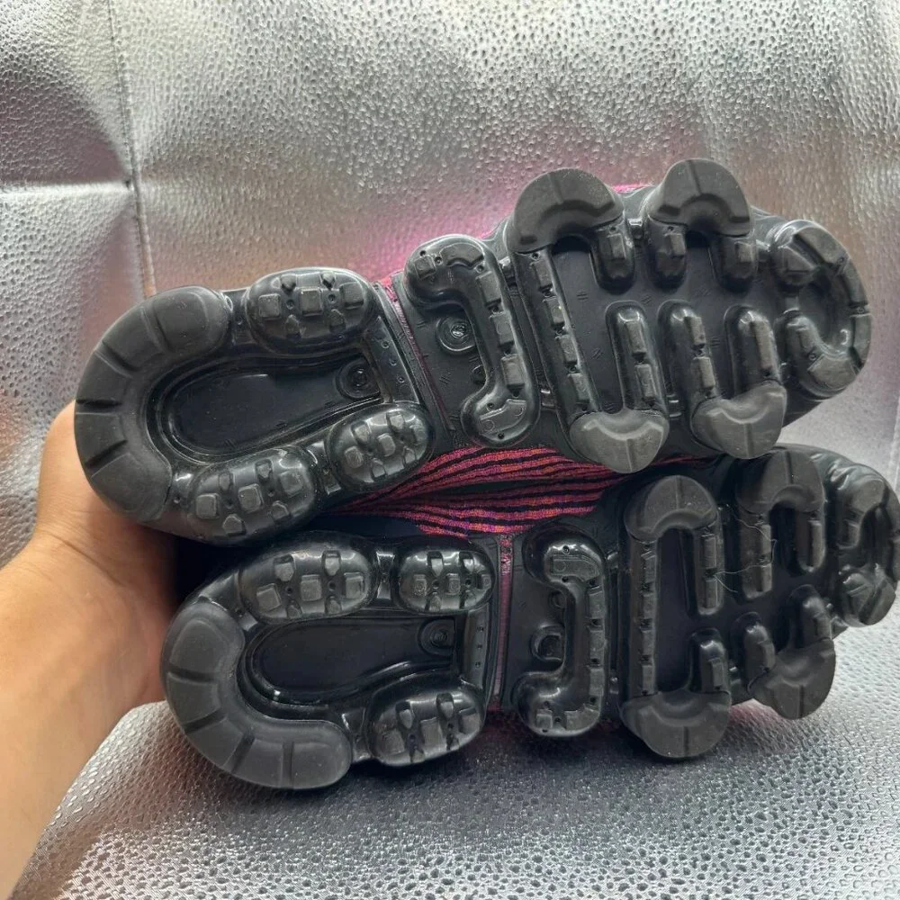 Size 5.5Y Nike Air Vapormax Fly Knit 3 Kids‎ Blackened Blue Running Shoes BQ5238